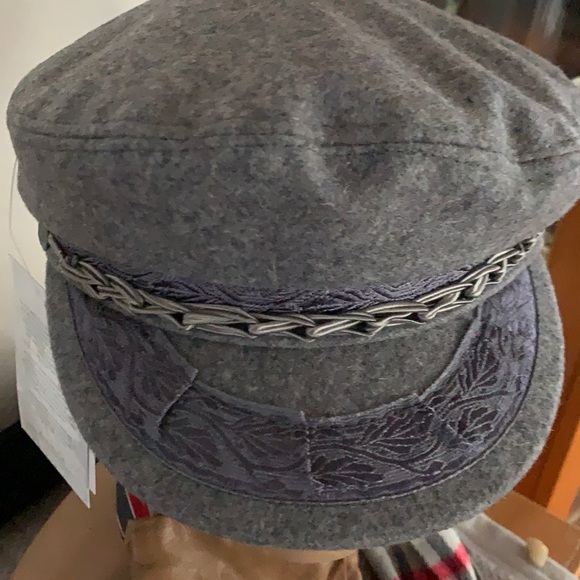 Fisherman NWT Greek hat size 56-7 gray - Picture 1 of 13